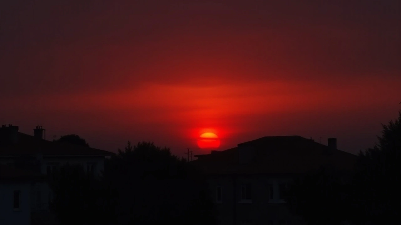 Fenômeno do Sol Vermelho em São José dos Campos Intriga Moradores: Conheça as Causas