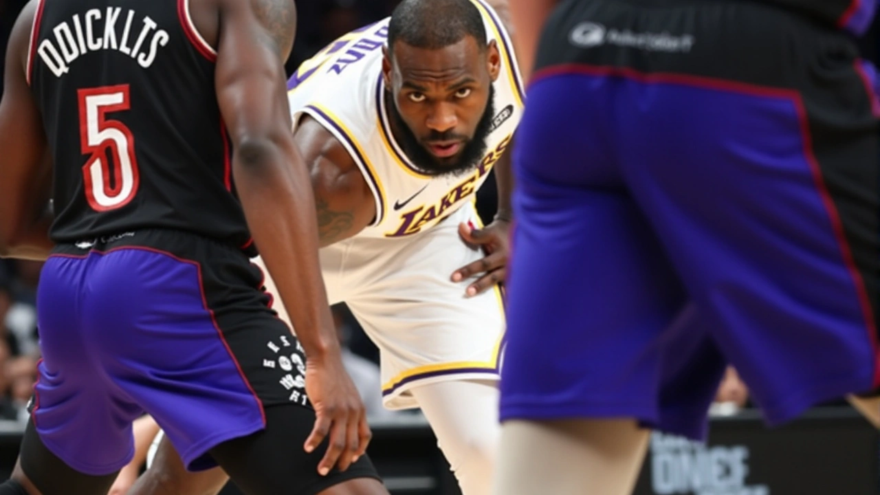 Lakers Superam Raptors com LeBron James Brilhante e Desafios de Anthony Davis