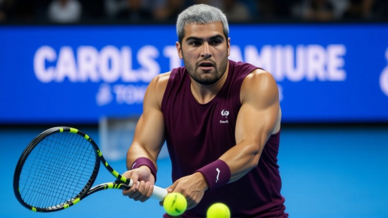 Alcaraz vira no set decisivo e avança à final de Tóquio contra Fritz