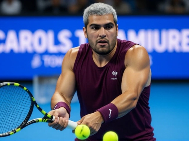 Alcaraz vira no set decisivo e avança à final de Tóquio contra Fritz